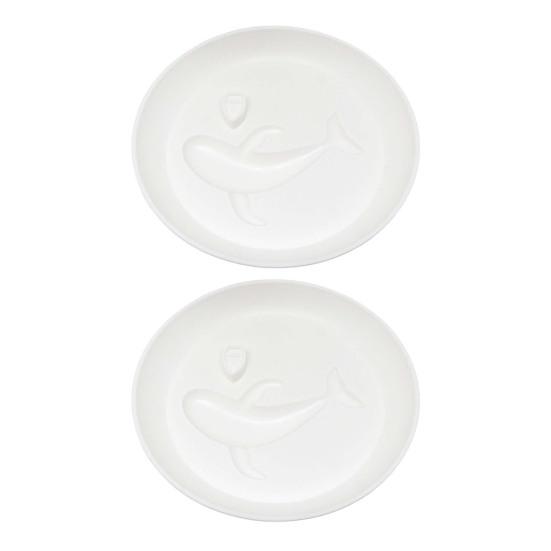 Yousheng Sea Whale Dipping Dish Cute Condiment Plate for Soy Sauce And Vinegar Multifunctional Spoon Rest Jewelry Storage Tray Fun Gift for Food And