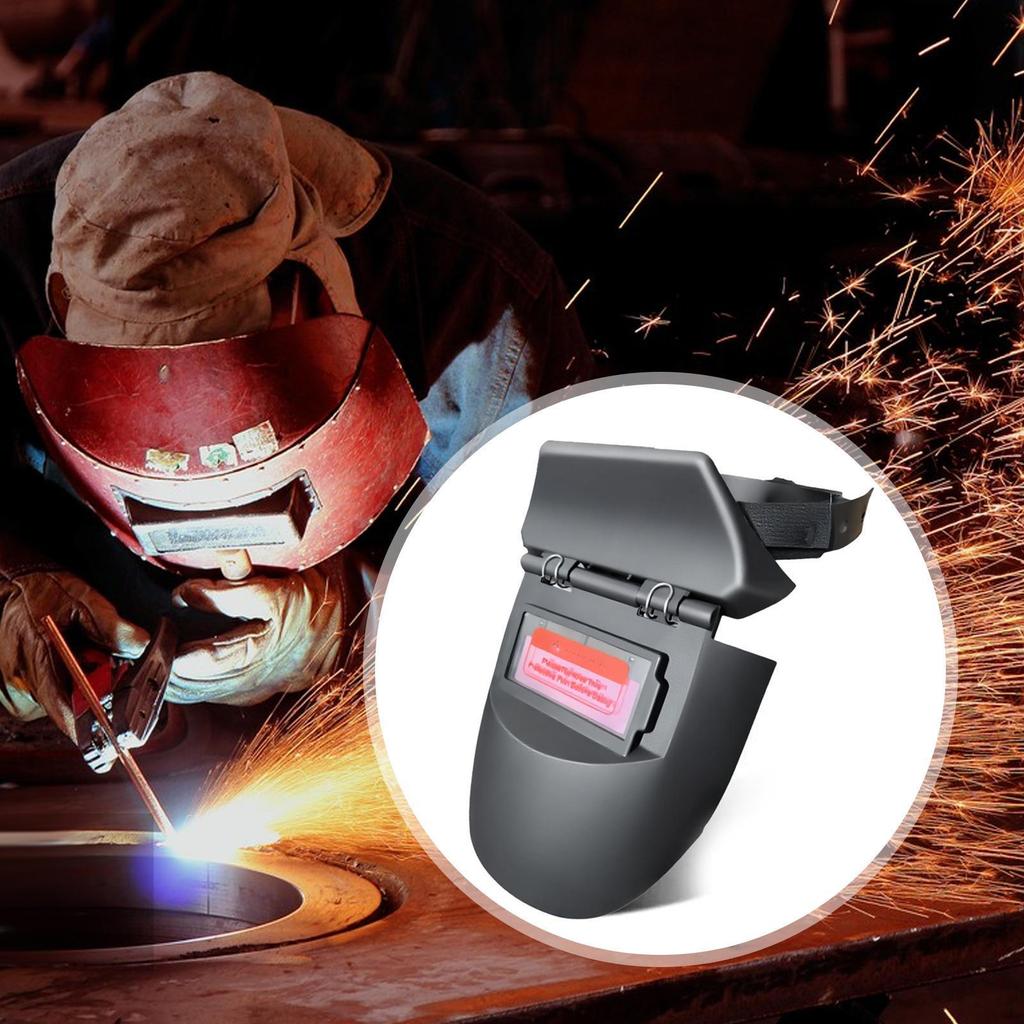 Welding Helmet Anti Splashes Face Protector Solar Powered Large Viewing Welder