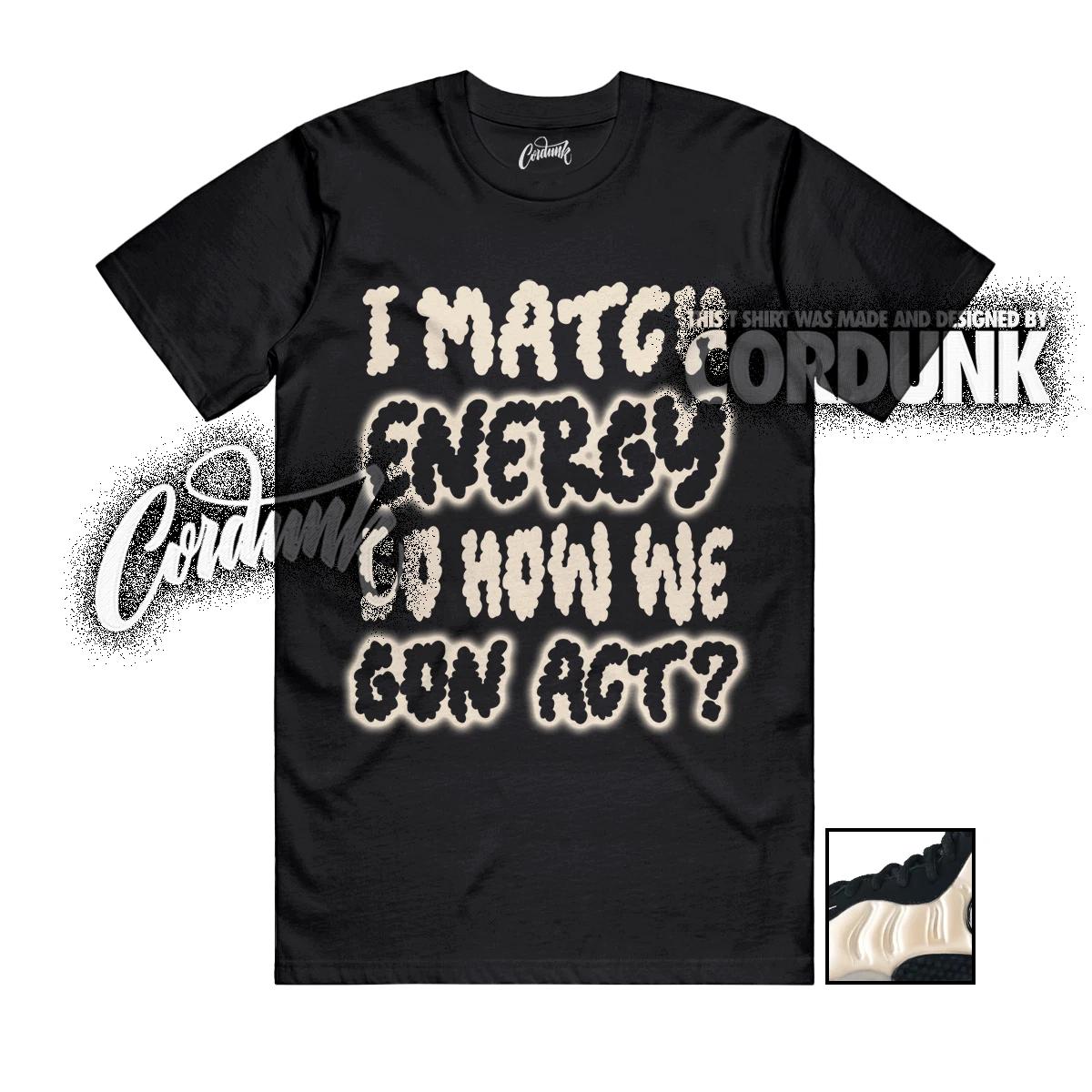 Foamposite Pearl White Black True Red 2025 T Shirt Match MATCH S