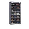 Multi-Layer Dustproof Metal Shoe Rack for Dorms and Storage