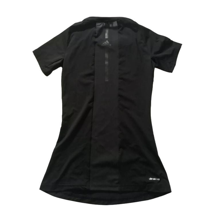 Adidas Speed Freelift Climacool Breathable Crew Neck Logo Short Sleeve T-Shirt Women T-Shirts Black BK2677
