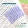 Pearlescent Gradient Sticky Notes: Four-Color Pull-Out, Large Capacity, Adhesive Marking for Students