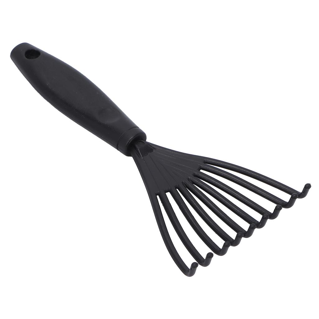 Plastic Rake Hair Comb Cleaner Hair Dirt Remove Comb Brush Cleaning Tool for Home Salon Black