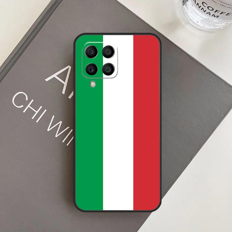 Italy Flag Case For Samsung Galaxy M16 M36 M56 M33 M53 M13 M12 M32 M52 M20 M15 M55 M31 M14 M35 M34 M54