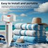 Beach Towel Holder Stake Adjustable Windproof Duty Outdoor Sand Grass Fixing Clip Heavy Compatible Beach