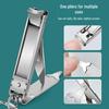 Ultra-Thin Folding Nail Clippers: Convenient Multifunctional Manicure Tool