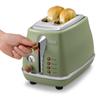 Toaster - Delonghi - Icona Vintage - 2 Slices - 6 Positions - Olive Green/Chocolate