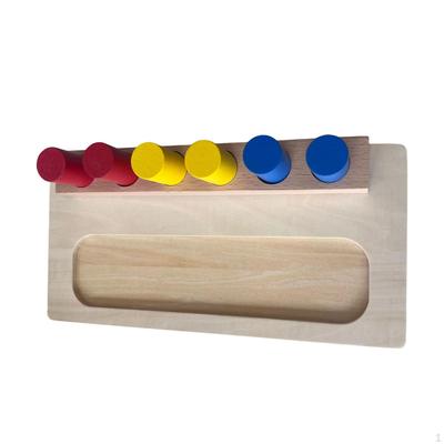 Wooden Peg Toy Educational for Toddlers Early Learning Home School Hand Eye Coordination Training