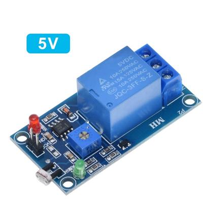 5V 12V Light Photoswitch Sensor Switch LDR Photoresistor Relay Module Light Detection Photosensitive Sensor Board