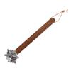 Stacheliger Hammer mit Holzgriff Edelstahl Multifunktional Einzigartige Form Dekorativer Hammer Ornament für Auto Zuhause Handwerkzeuge