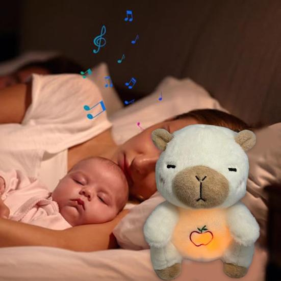 Unleashed Calming Doll Sleep Buddy for Anxiety Relief Glowing Plush Toy