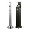 Outdoor Stainless Steel Vertical Ashtray Column