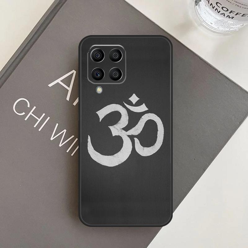 Aum Om Symbol Case For Samsung Galaxy M16 M36 M56 M33 M53 M13 M12 M32 M52 M20 M15 M55 M31 M14 M35 M34 M54