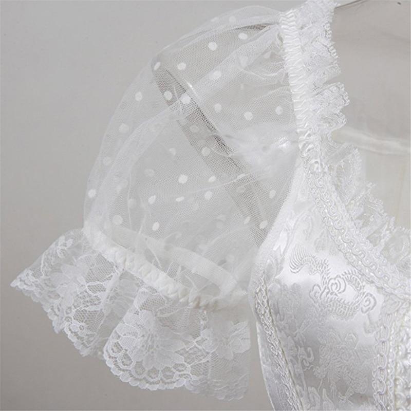 Pink Lace Short Sleeve Corset Top Style Corselet Corsets