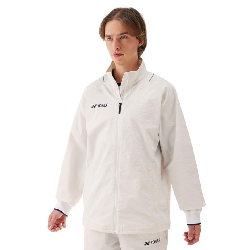 YONEX Uni Fit Tennis and Warm-Up Shirt, Style, Wear, 50158Y-570 (White/Small/Men's Women's)