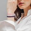 3 Stück/Set Bohemian Stil Mehrfarbiges Armband Set Elastisch 8mm Kristallperlen Armband Handgefertigt Mehrschichtige Kombination Armband
