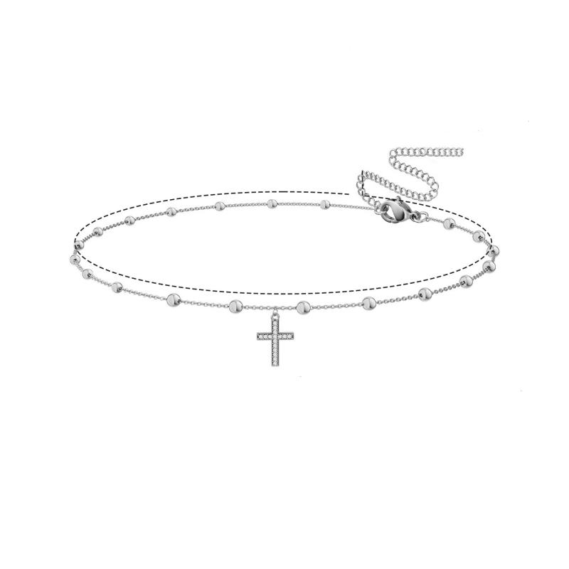 Girls Simple Heart Beaded Belly Chains For Women Fashion Metal Beach Bikini Waist Chains  Body Jewelry Accessories