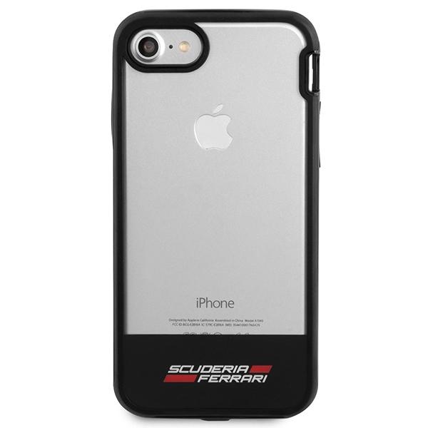 Ferrari Hardcase Fehcp7Bisbk Iphone 7/8/Se 2020 / Se 2022  Transparent Black