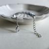 Серебряный браслет с сапфиром nano 4.788ct, вес изделия 4,04 гр (2191483)
