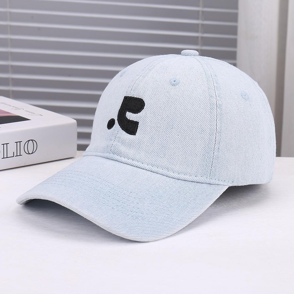 Fashion New Niche Washed Denim Baseball Cap Outdoor Travel Sports Breathable Comfortable Cap