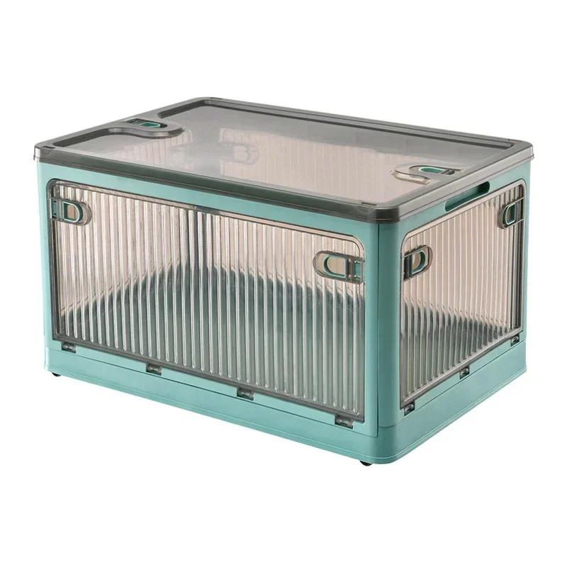 Folding Storage Boxes Five Door Camping Box Tourist Table Car Trunk Box Vehicle Supplies Fishing Accessories Plastic Container