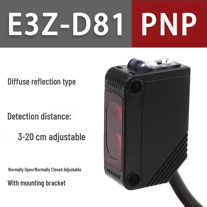 E3Z-D81 PNP Diffuse Reflection Photoelectric Sensor