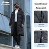 Li-Ning Unisex Long Hooded Padded Winter Coat