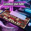 Custom Name Personalized Manchester United Pattern Mousepad, Laptop PC Desk Mat, Decorative Desk Mat for Home Keyboard Pad Gift