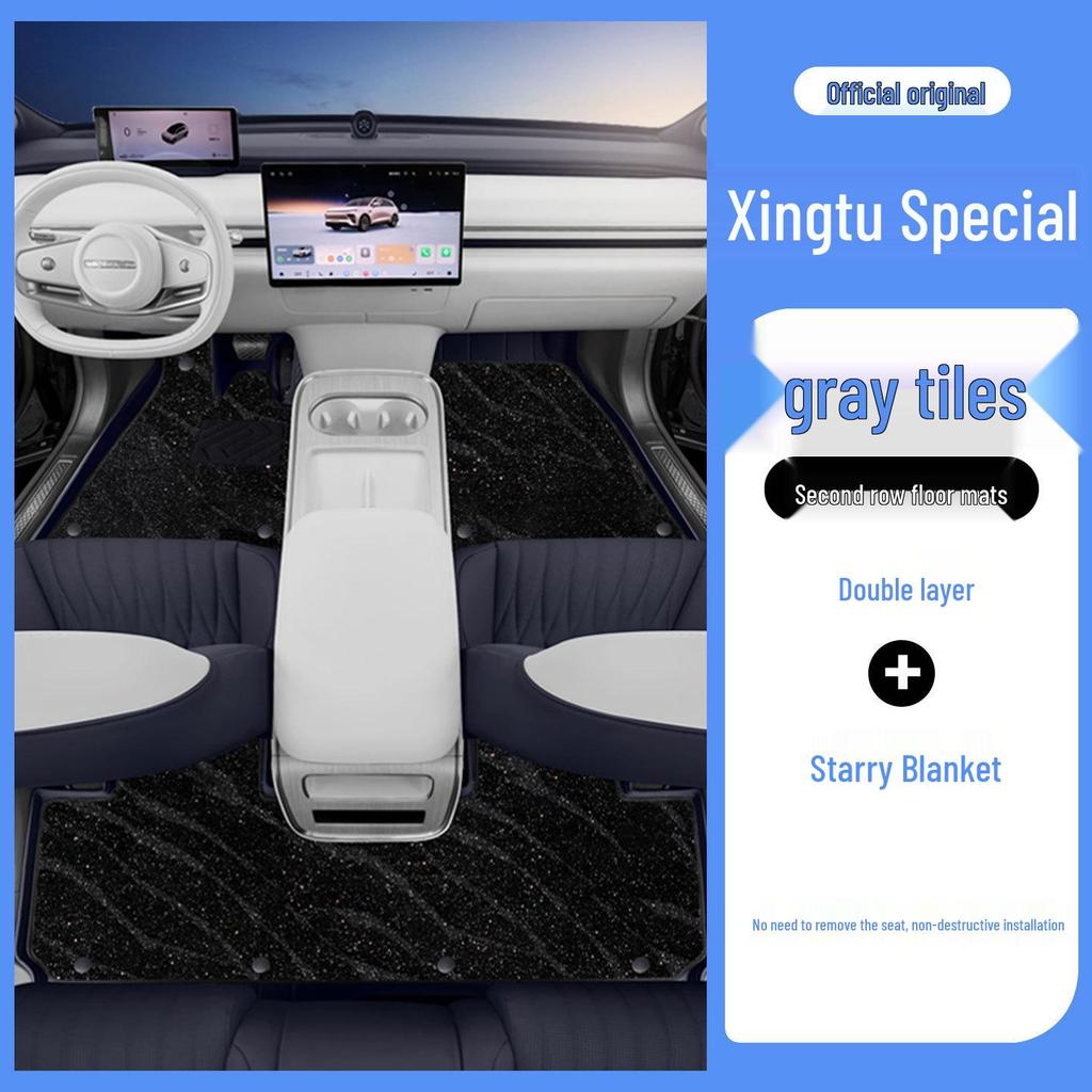 Exeed Star Era ET Full Coverage Eco-friendly Leather Floor Mats for Car Interior Protection
