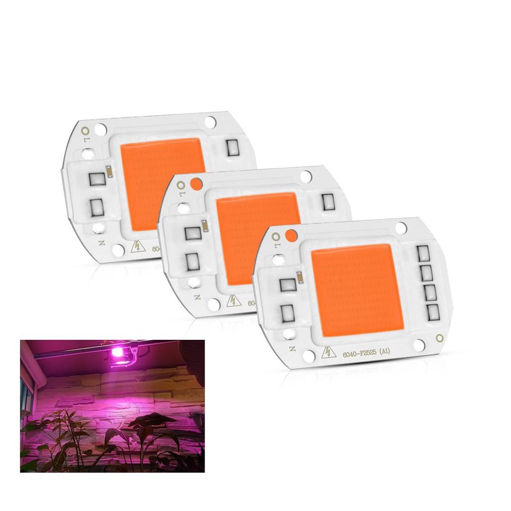 Buy LED Grow COB Light Chip Full Spectrum AC 220V 20W 30W 50W No need ...