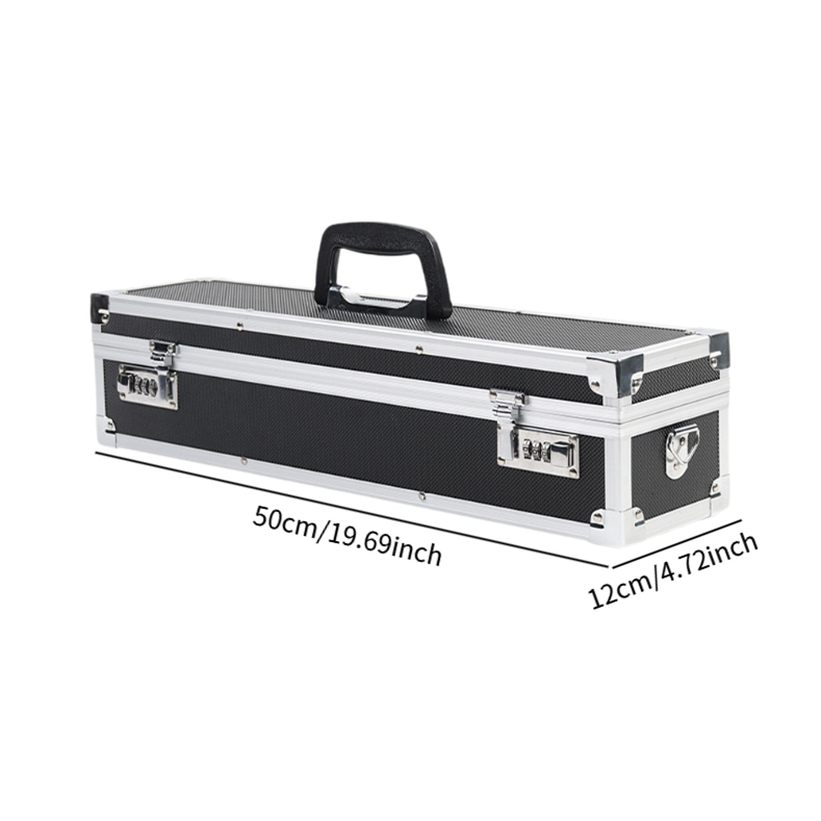 Алюминиевый кейс для шеф-ножей Металлический ящик для инструментов Чемодан с паролем органайзер для инструментов с ручкой, плечевым ремнем Кейс для кейтеринга