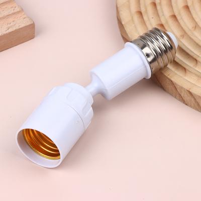 E27 Adjustable Light Bulb Base Universal E27 To E27 LED Light Bulb Socket Extender Adapter 360 Degree Rotatable Light Fixture