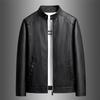 M-XL Spring and Autumn Men's Leather Jacket New Top Leather Jacket Men's PU Leather Jacket Spring and Autumn Trend Standing