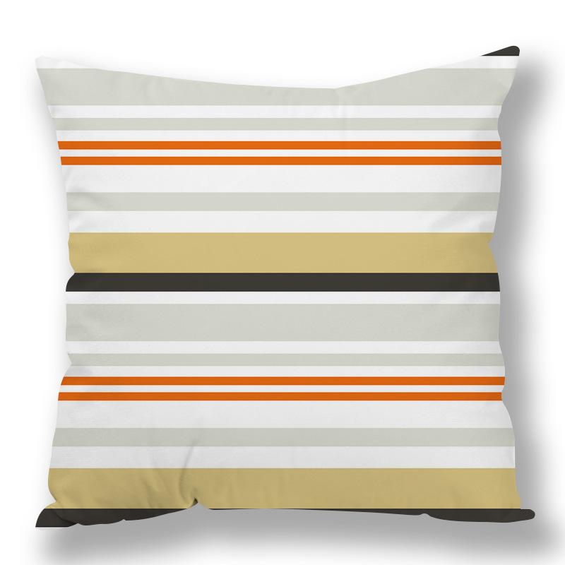 Colored Plaid Geometric Pillow Cover Contrasting Color Creative Pillow Cover Quilt Cover Premium Durable Quality