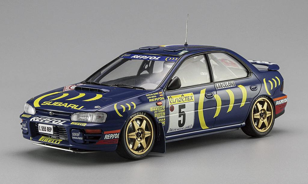 Hasegawa Scale Subaru Impreza 1995 Monte Carlo Rally Super Detail Plastic Model Kit CH51 1/24