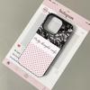 Pretty Thoughts Only Lace Polka Dot Lichee leather pattern Phone Case For Samsung A57 A36 A26 A07 A55 A35 A16 A06 A54 A05 4G 5G