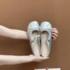 Fashion French splicing versatile bag head half slippers women's summer wear 2025 new summer with skirt cool slippers