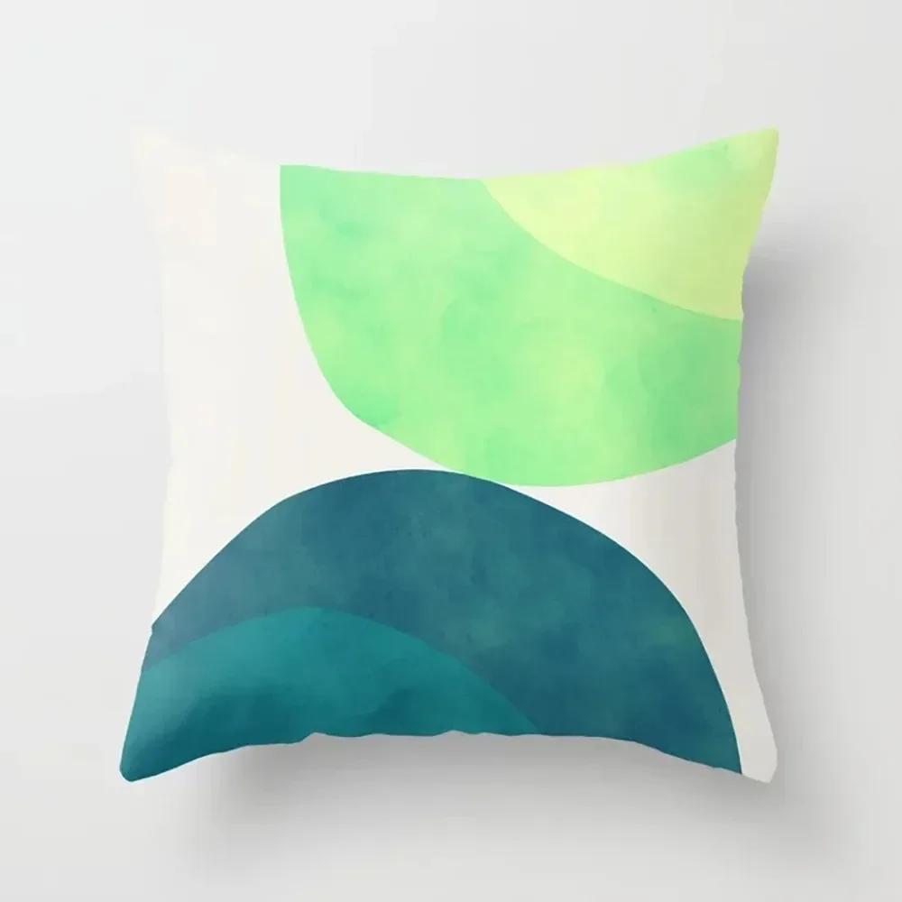 

Декоративная наволочка для дивана, спальни, гостиной, креативный геометрический простой узор, наволочка для домашнего использования 66x66cm бордовый