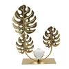 Nordic Crystal Ball Decor Rack Light Luxury Iron Maple Leaf Ornaments  Office