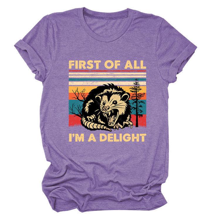 Unisex Summer Delight Round Neck T-Shirt