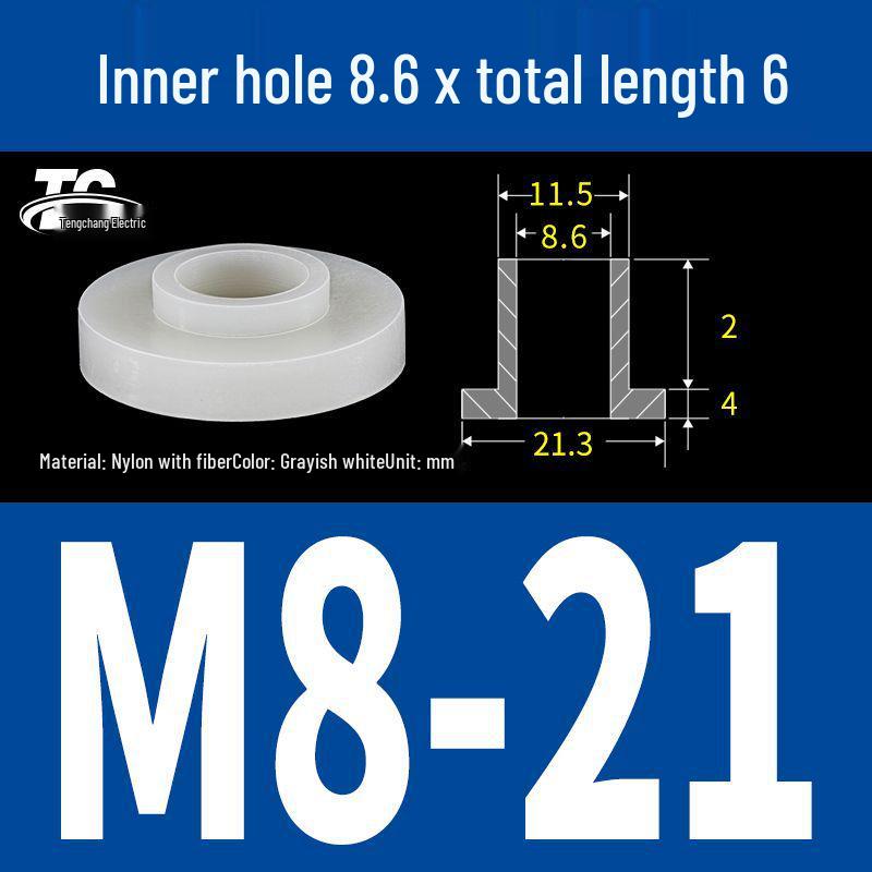 Insulating Nylon Bushings & Gaskets: T-Type, Stepped, Grooved Washers & Hinges for Window Protection