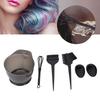 Hair Colo  Dyeing Kit Professional Salon Portable Ear   Dye Brush Mixing Bowl Tool Set