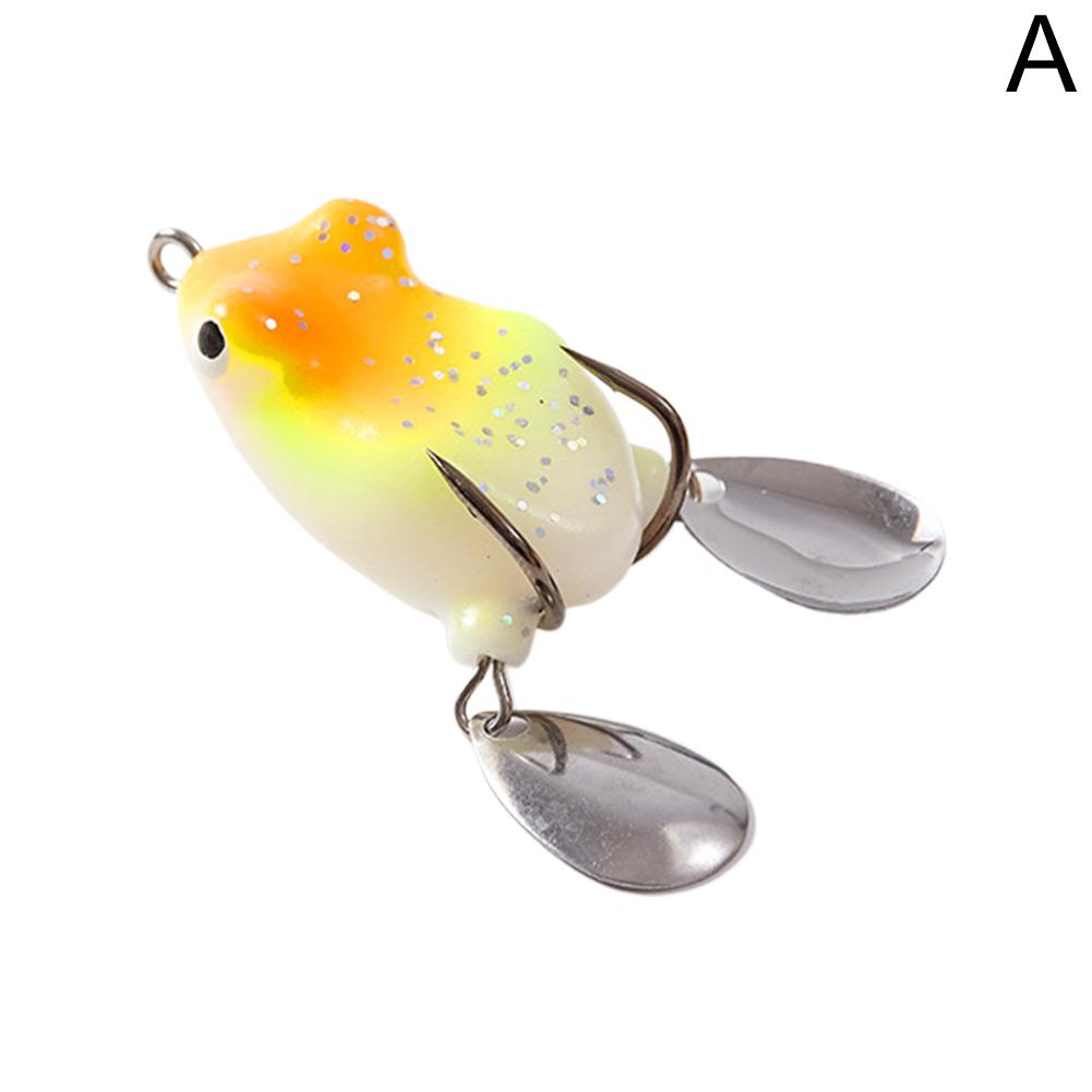 

4.5 г 3.2 см Приманка Имитация Лягушки Двойной Крючок Блесна Рыбалка Подходящая Приманка Искусственные Принадлежности Для U8U7 Yellow-One size