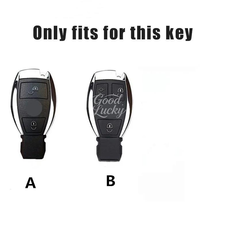 Fashion TPU Car Remote Key Case Shell Keychain For Mercedes Benz A C E S G Class GLC CLE CLA GLB GLS W177 W205 W213 W222 X167AMG QD1