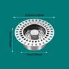 Drain Basket for Kitchen and Bathroom with Food Catcher Feature