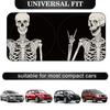 Skull Pattern Car Windshield Sun Shade Car Protection Car Front Window Cover  Summer