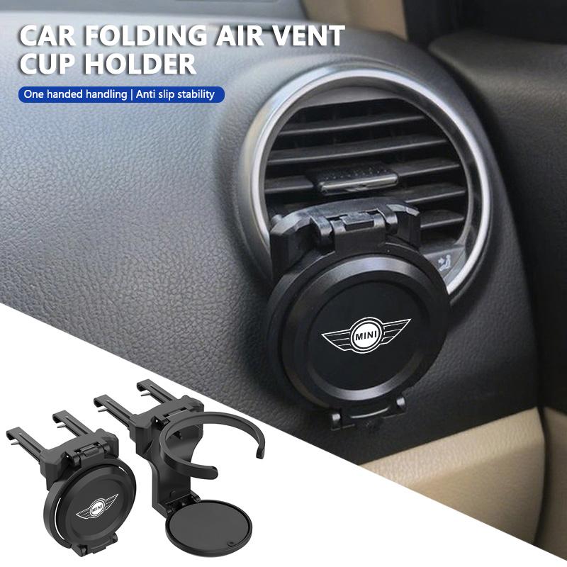 Car Air Vent Outlet Foldable Cup Water Holder Ashtray-vent Mount For MINI Countryman Paceman R56 R50 R53 R58 R59 R57 Clubman Pwaxk99