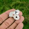 Round Natural Citrine Stackable Statement Handcrafted Wife Ring Sterling Silver