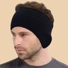 Warm Fleece Earmuffs & Headband: High Elasticity Polar Fleece Ear & Forehead Protector, Breathable Eye Mask for Cycling & Cold Weather.