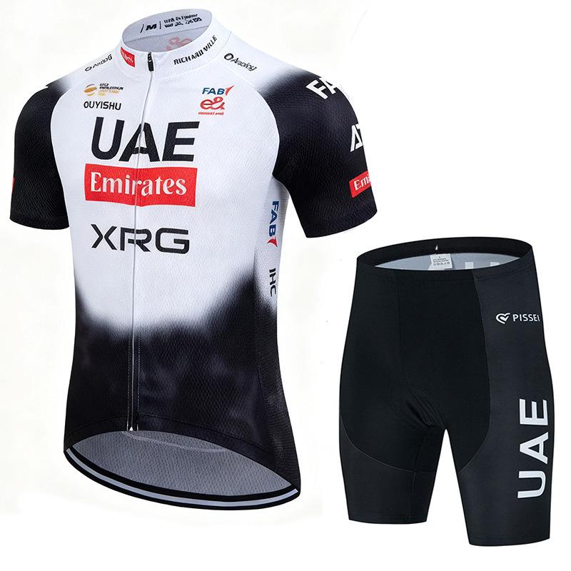 Road Bike Short-sleeved Cycling Suit Men's Quick-drying Breathable Bicycle Cycling Top Cycling Pants